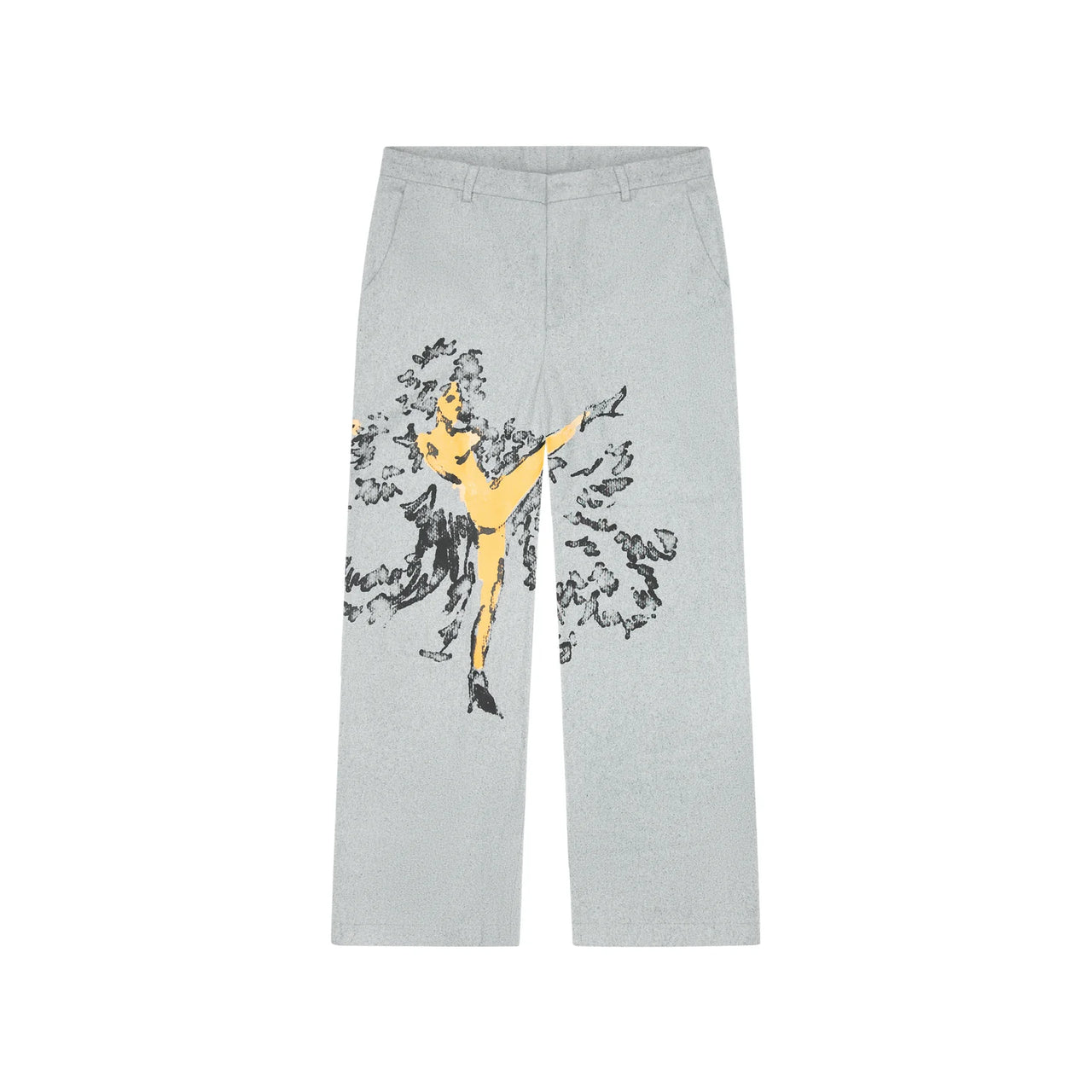 [Grey] Wool Trouser