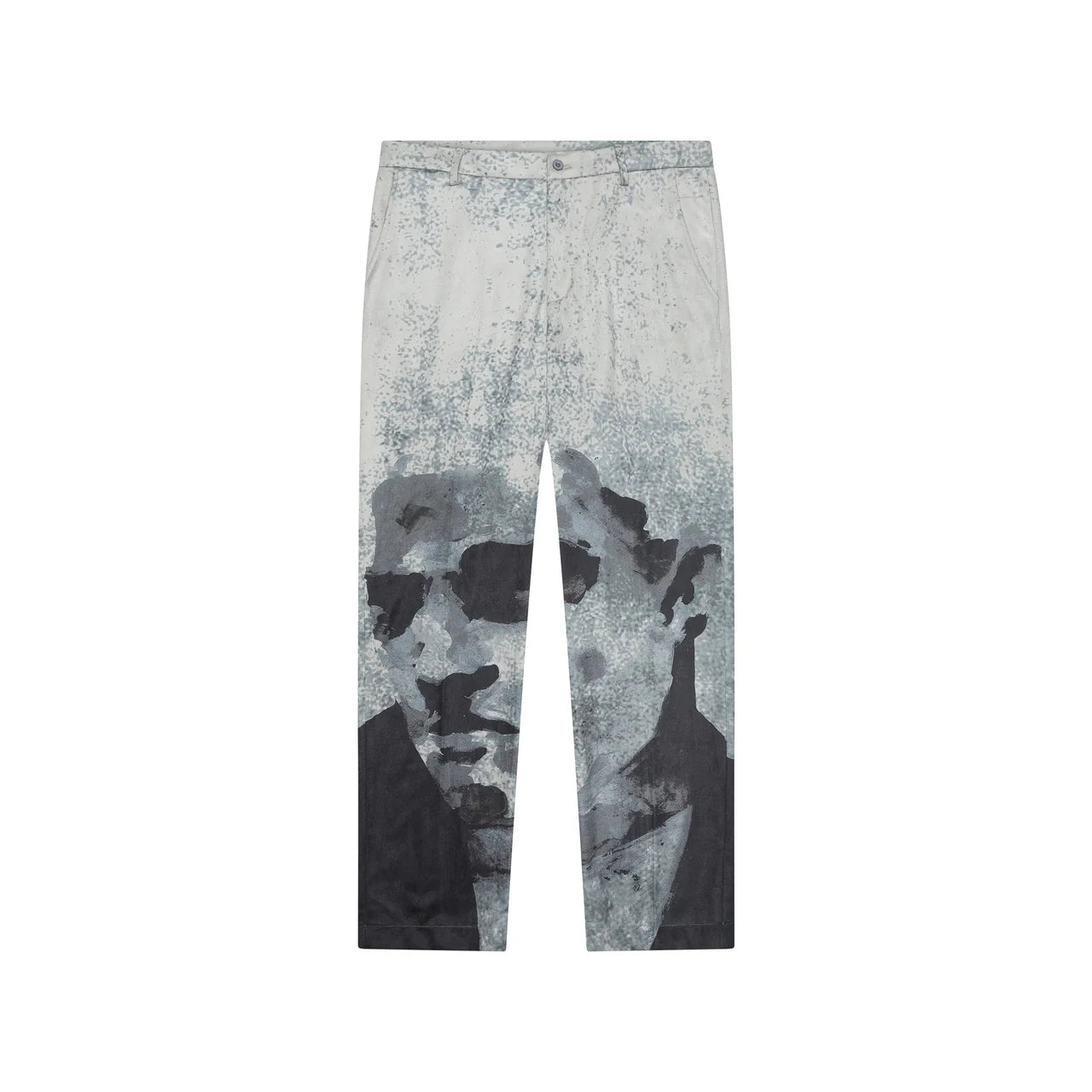 [Grey] Suede Portrait Suit Bottom