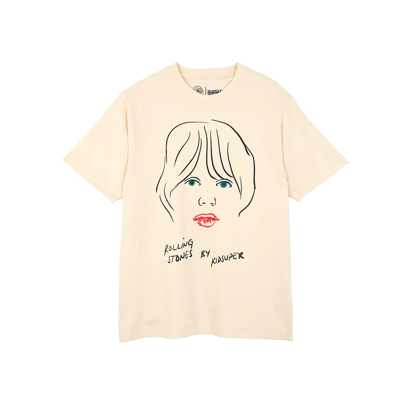 [Cream/Natural] RS No. 9 x KidSuper Mick Sketch TEE
