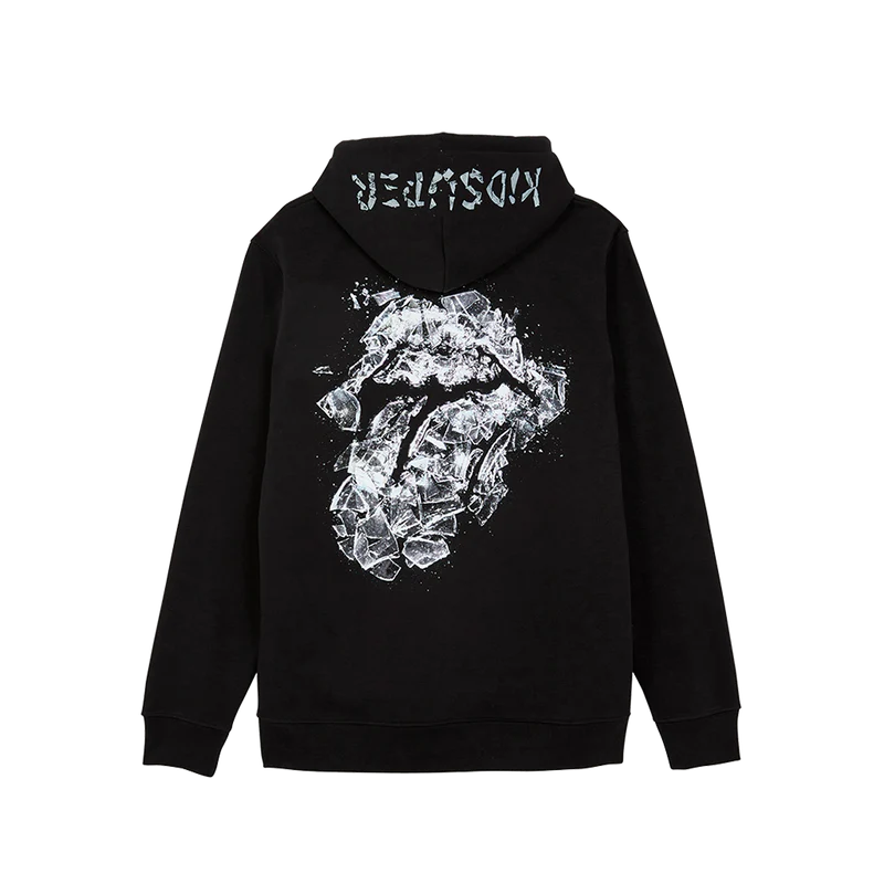 [BLACK] RS No. 9 x KidSuper Real Shattered Glass Photo Hoodie