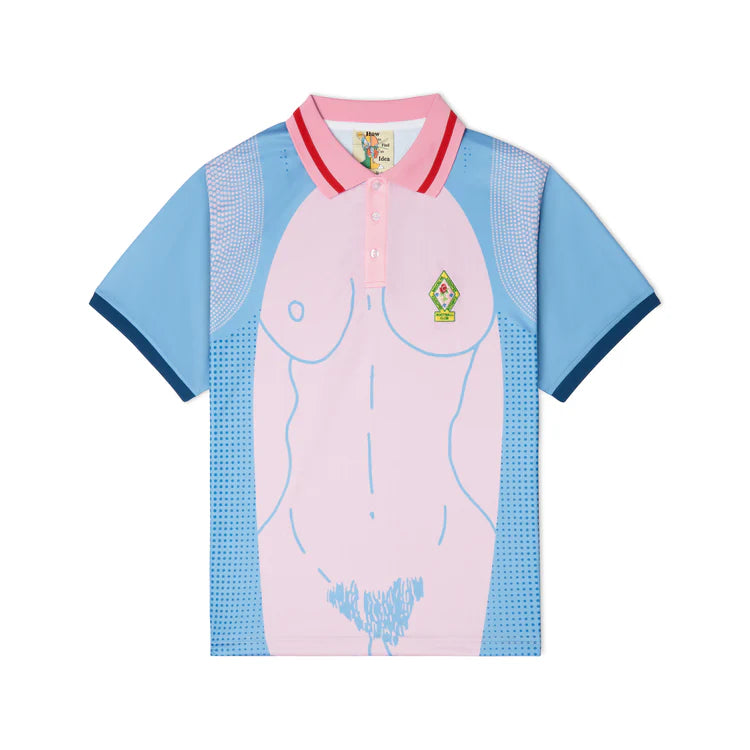 [Blue] Women Figure Soccer Jersey