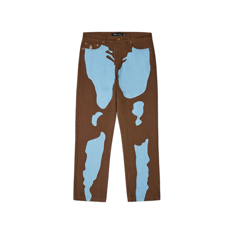 [Brown] Women Body Denim Pant