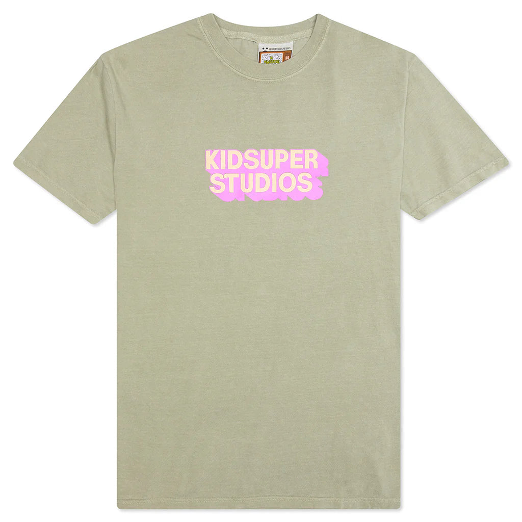 [Green/SHALE-PURPLE] CLASSIC LOGO TEE