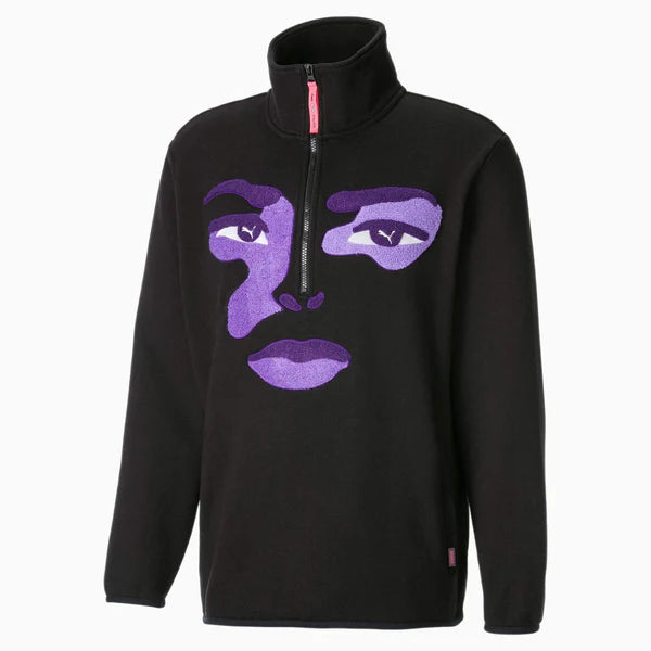[BLACK-PURPLE] PUMA X KIDSUPER FACE HOODIE