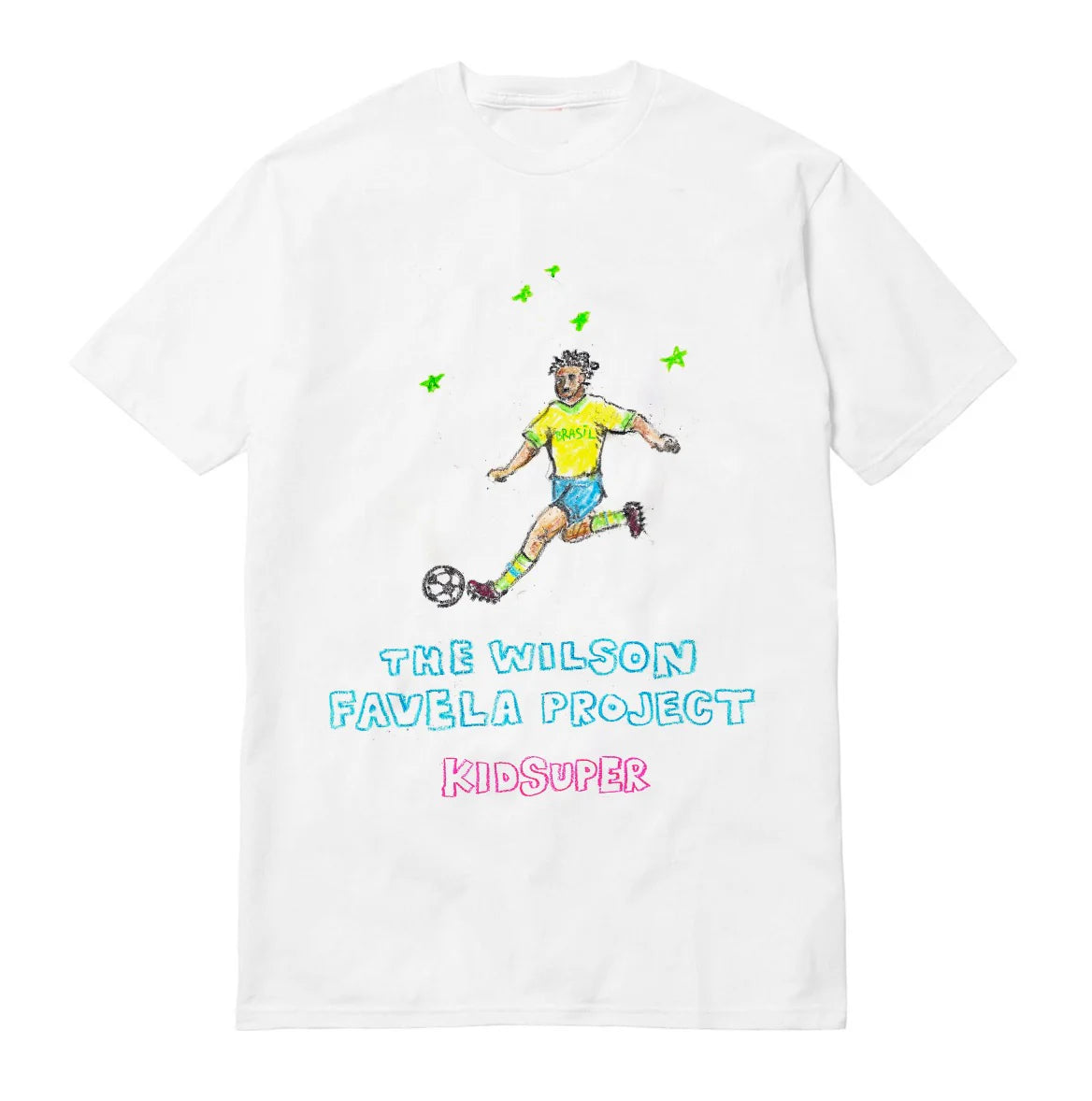 [WHITE] THE WILSON FAVELA PROJECT TEE