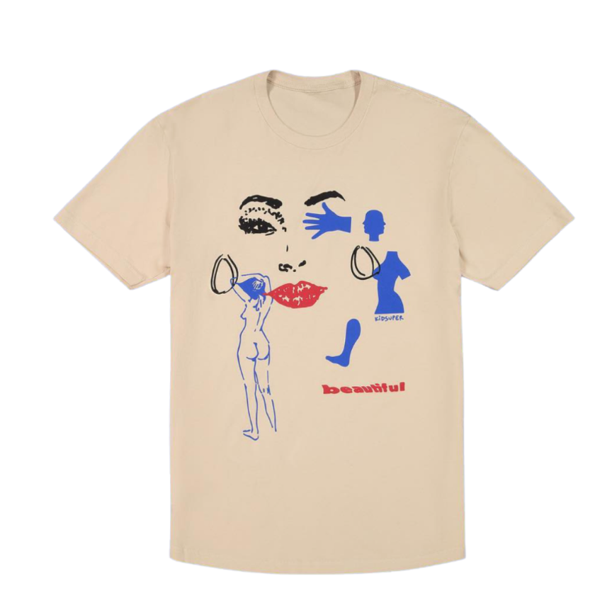 [TAN] BEAUTIFUL BODY PARTS TEE