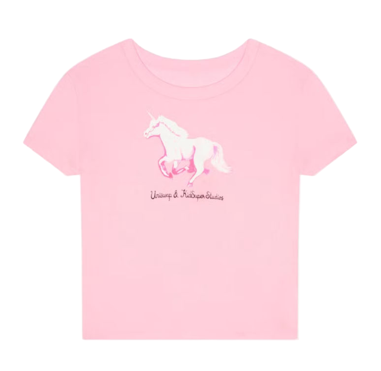 [PINK] UNISWAP X KIDSUPER CROP TOP TEE