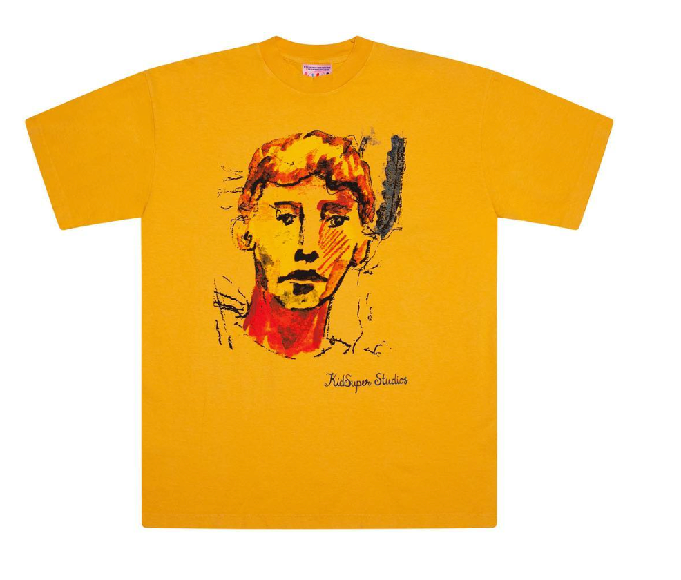 [YELLOW] FACE SKETCH TEE