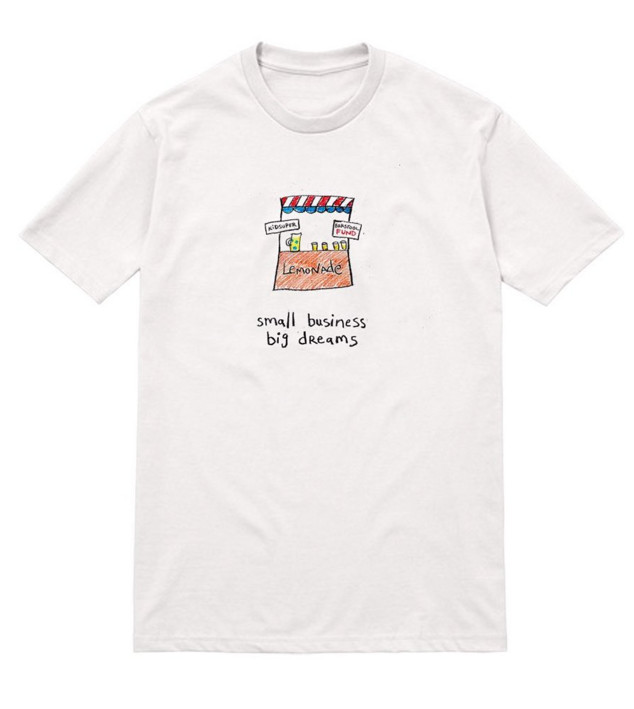 [WHITE] KidSuper Studios x Barstool Lemonade Tee