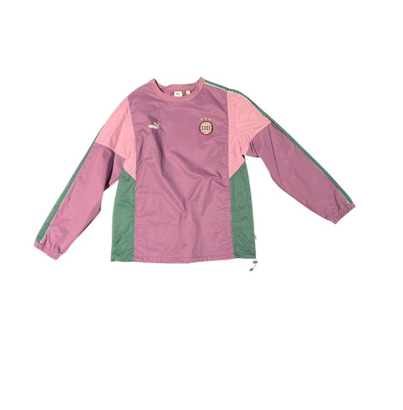 [PURPLE-PINK-GREEN] Puma × KidSuper Studios  Nylon Woven Track Pullover