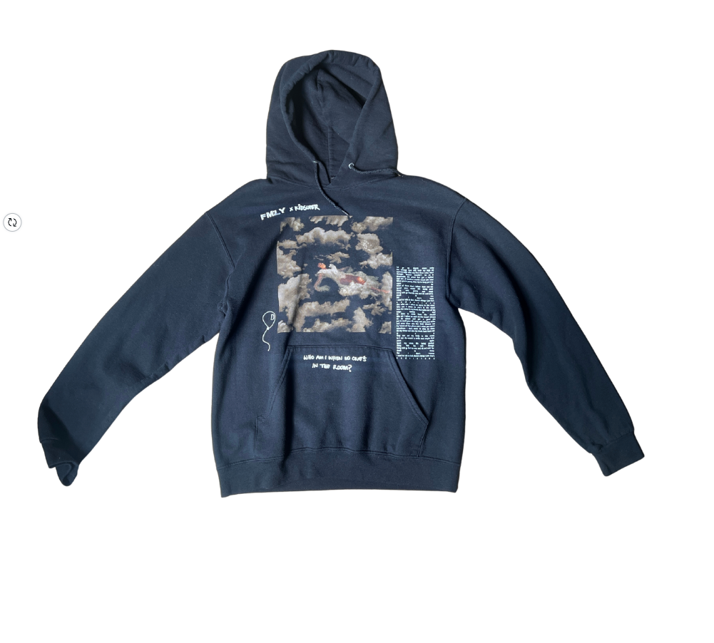 [BLACK] FMLY X KIDSUPER HOODIE