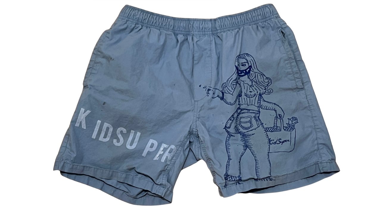 [BLUE] SUPER  BOOTY SHORTS