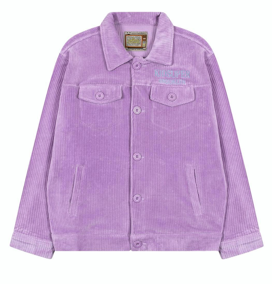 [Purple] Cord Jacket