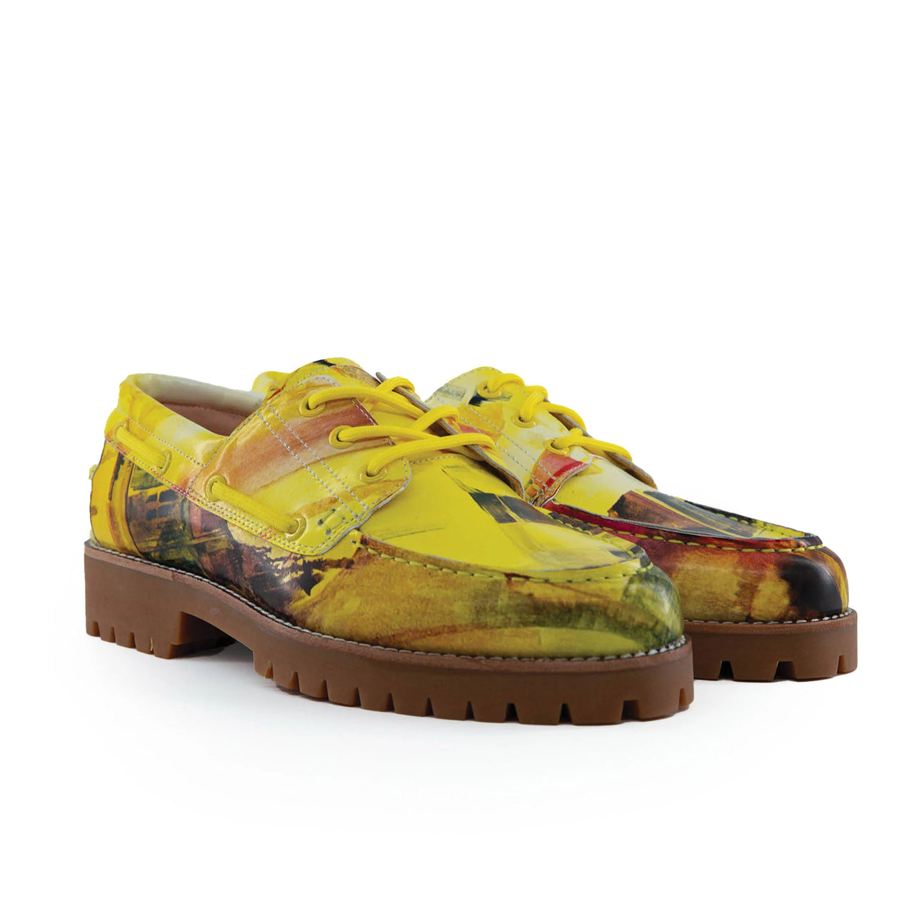 [Yellow] Painted Lug Loafer