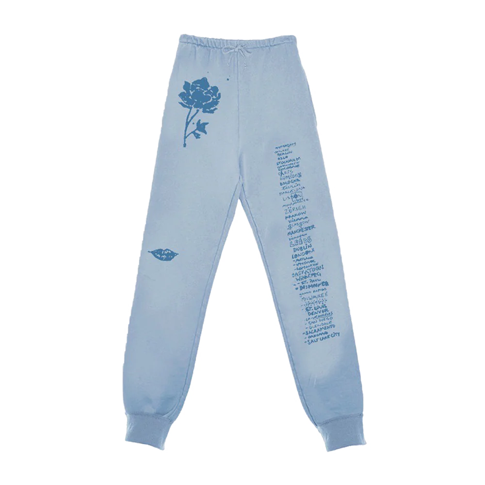 [BLUE-GREY] KIDSUPER X SHAWN MENDES THE TOUR SKETCH SWEATPANTS