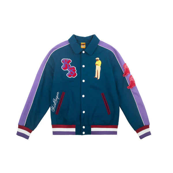 [BLUE/Dark] VARSITY JACKET