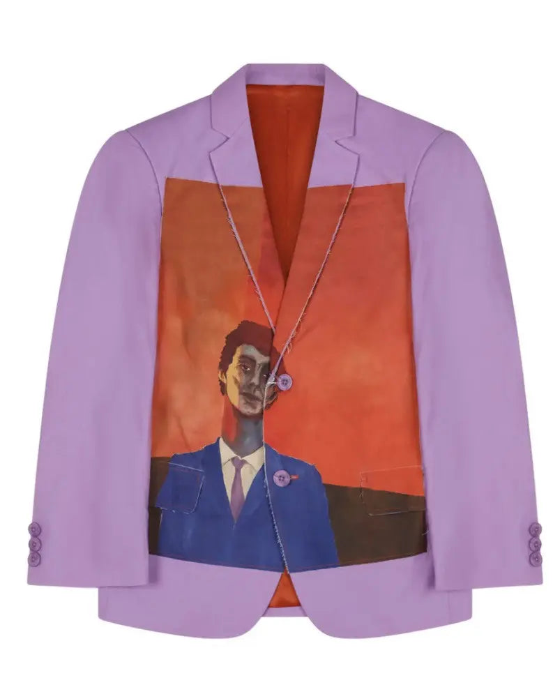 [Purple-Red] KidSuper Studios Portrait of a Boy Suit Top