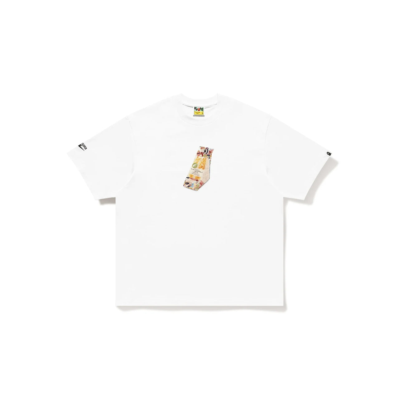 [WHITE] BAPE X KIDSUPER EGG SANDWICH TEE