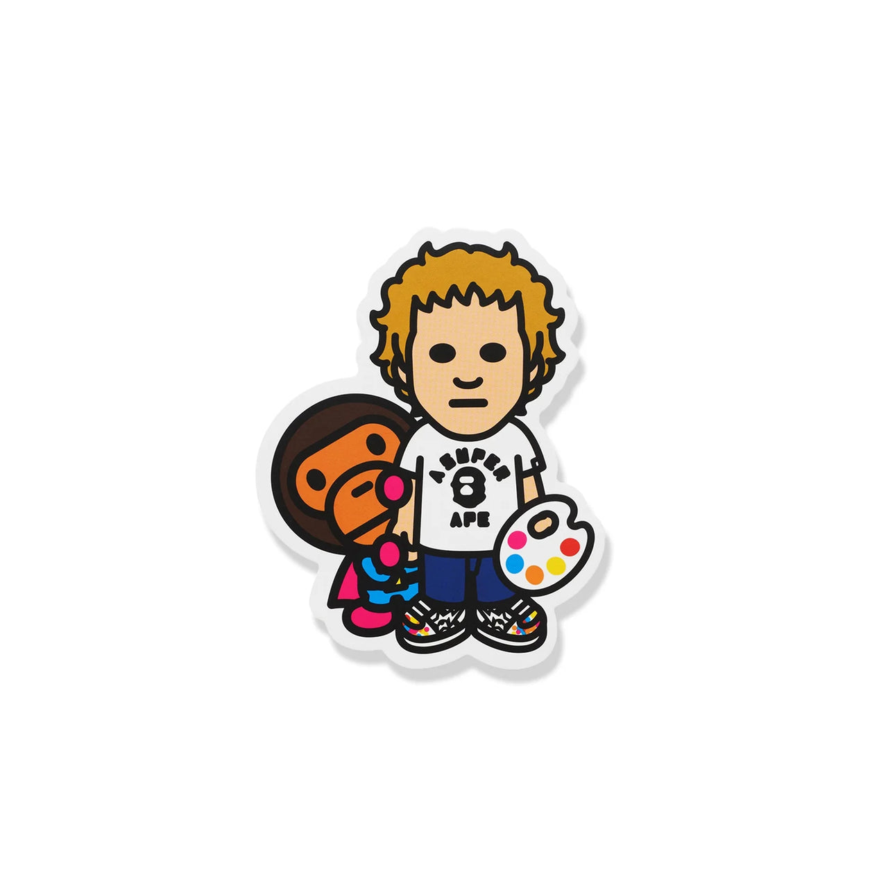 [MULTICOLOR] BAPE X KIDSUPER COLM & BABY MILO LUGGAGE TAG
