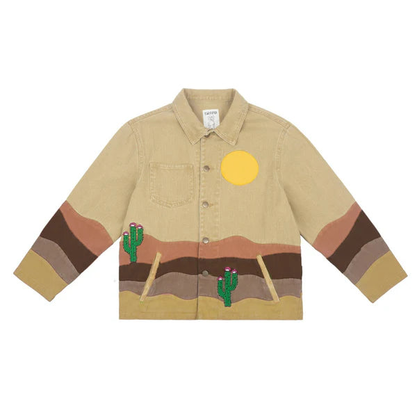 [Brown] DESERT LANDSCAPE JACKET