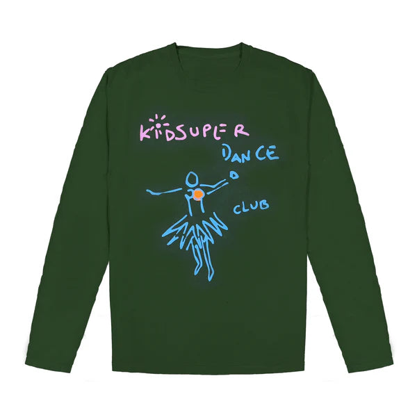 [GREEN] DANCE CLUB LONG SLEEVE TEE