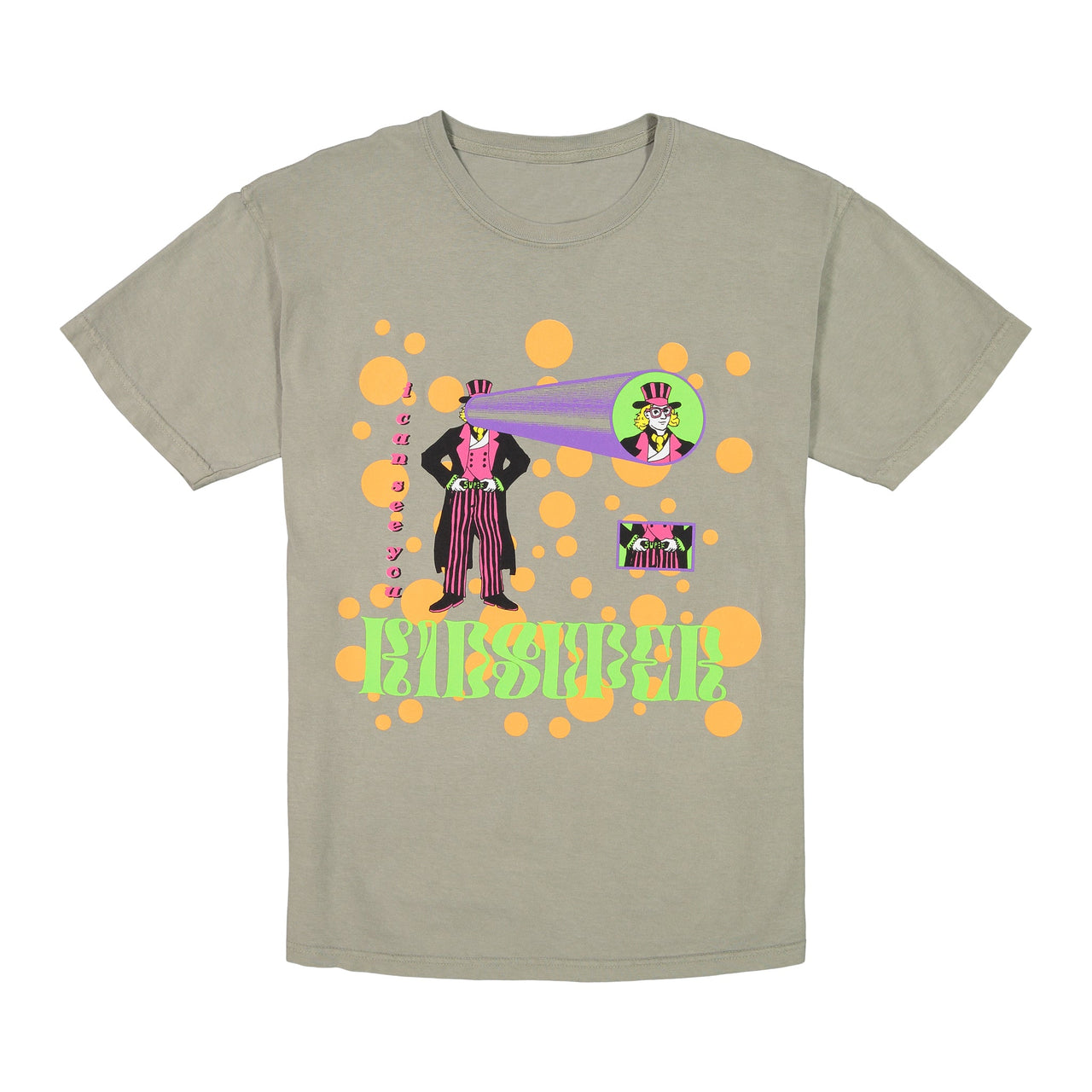 [Green/SHALE] BELT BUCKLE TEE WITH FACE
