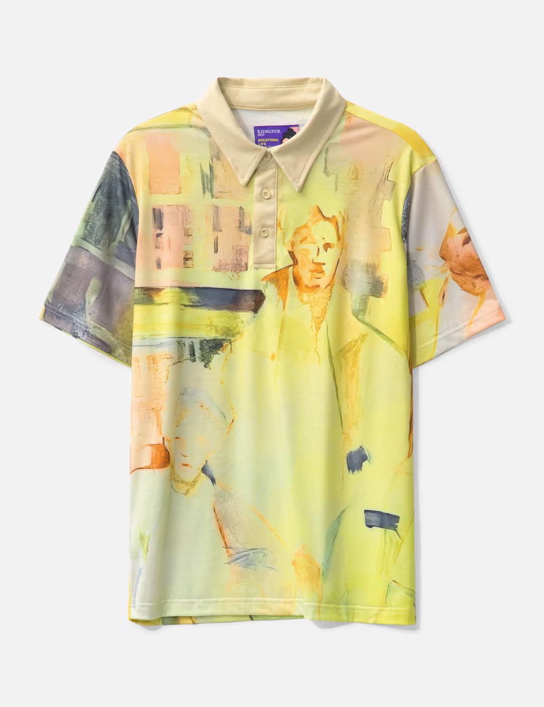 [Yellow] After School Philosophy Button Polo