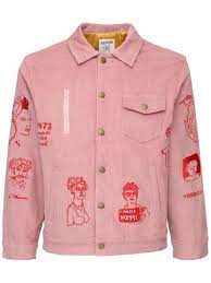 [RED] Embroidery Doodle Jacket