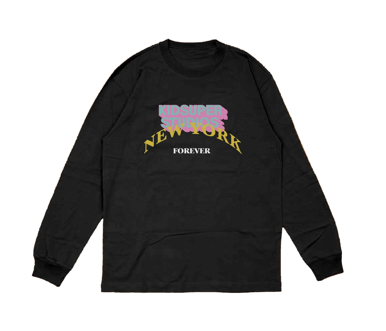 [Black] NYC Forever Long Sleeve Tee