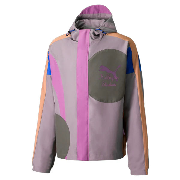 [PURPLE-Grey] PUMA X KIDSUPER TRACK SHAPES JACKET