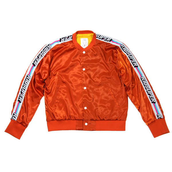 [ORANGE] KIDSUPER STUDIOS SATIN BOMBER
