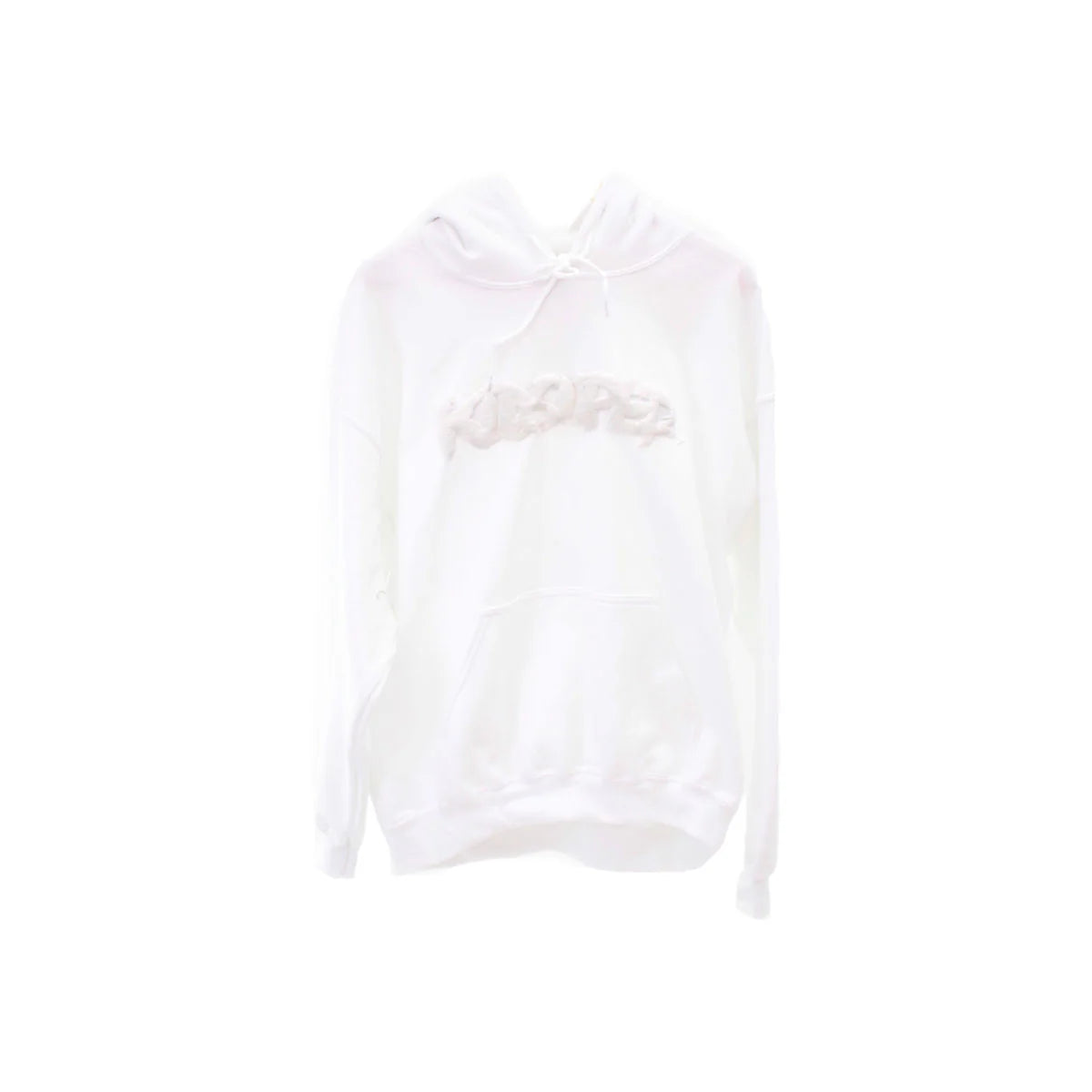 [WHITE] VERY RARE HOODIE WITH PUFF LOGO