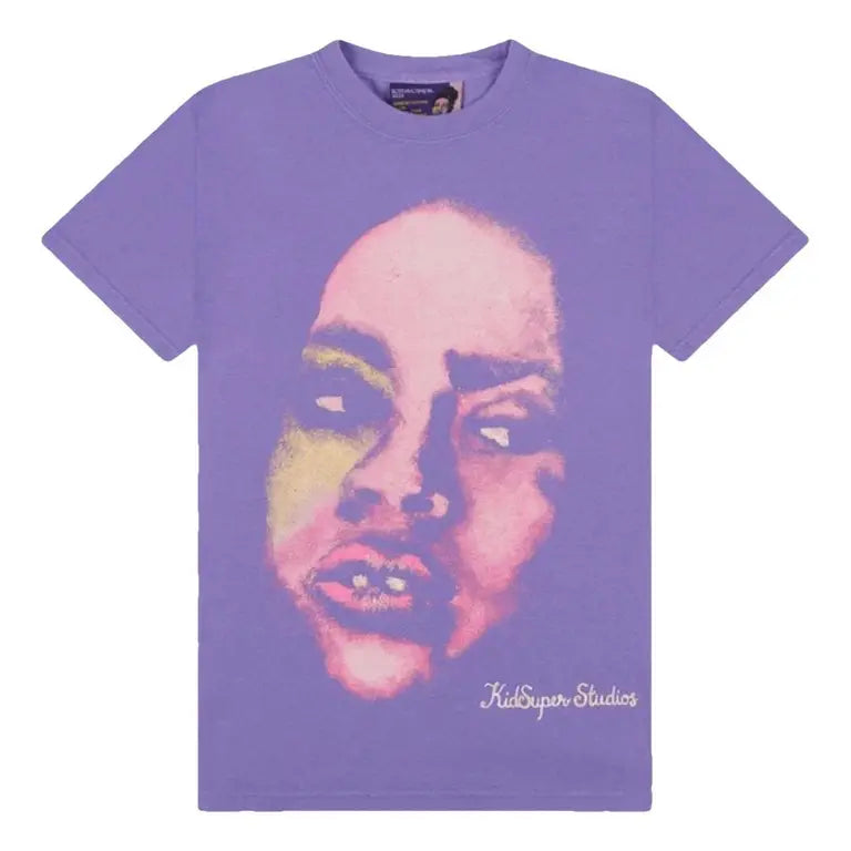 [Purple/Lilac] KidSuper Girl Face Tee