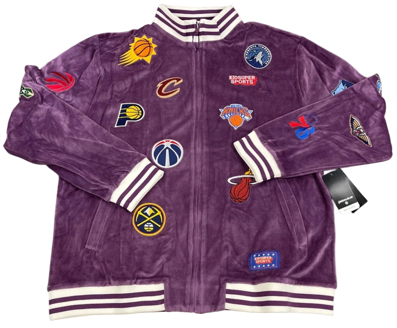 [Purple] NBA X KIDSUPER Track Jacket