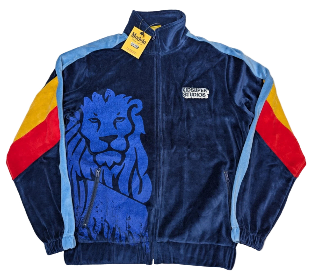 [BLUE/RED/YELLOW] KidSuper x Modelo “Fighting Spirit” Track Jacket