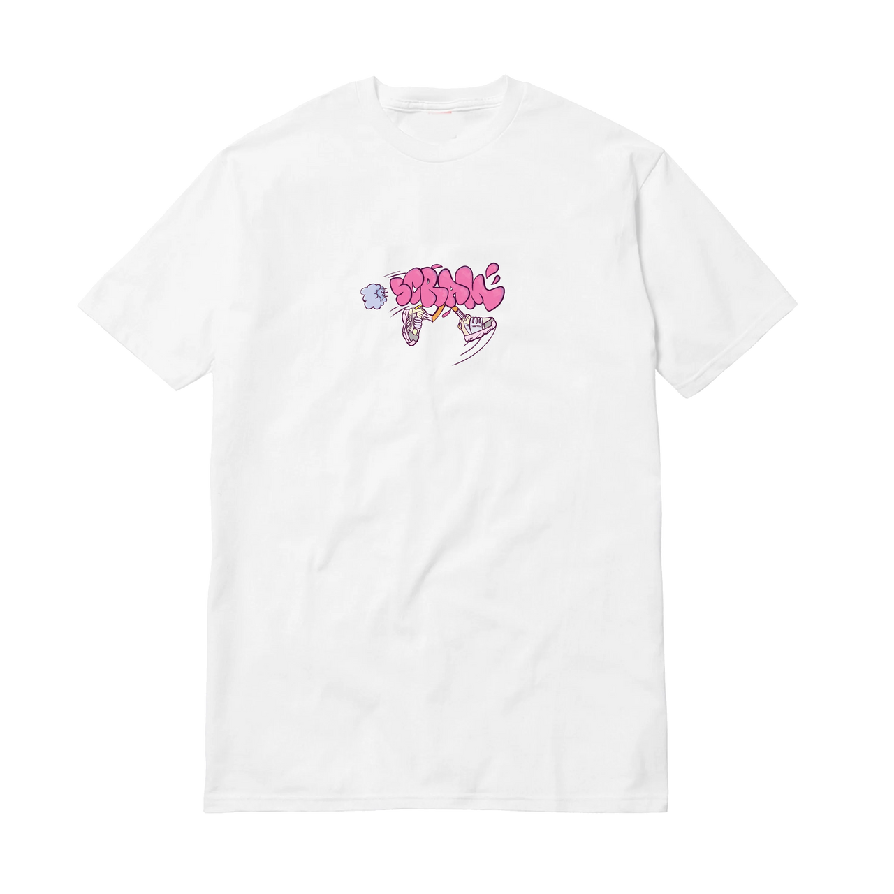 [WHiTE] SCRAMS CHARACTER TEE