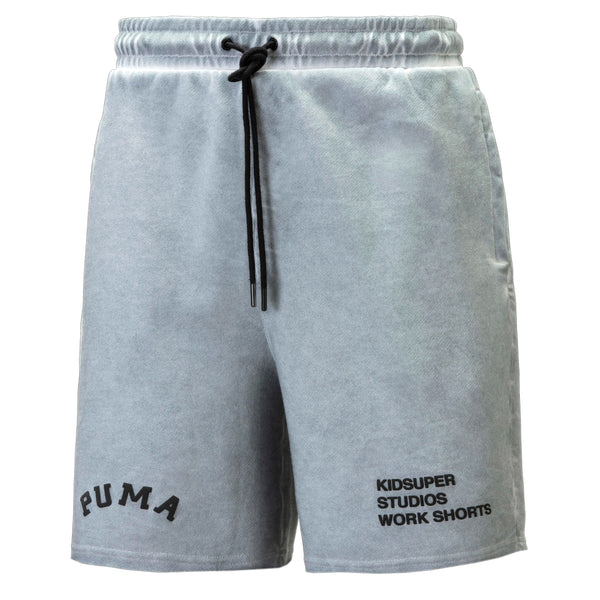 [GREY/LIGHT GREY] PUMA x KIDSUPER STUDIO WORK SHORTS