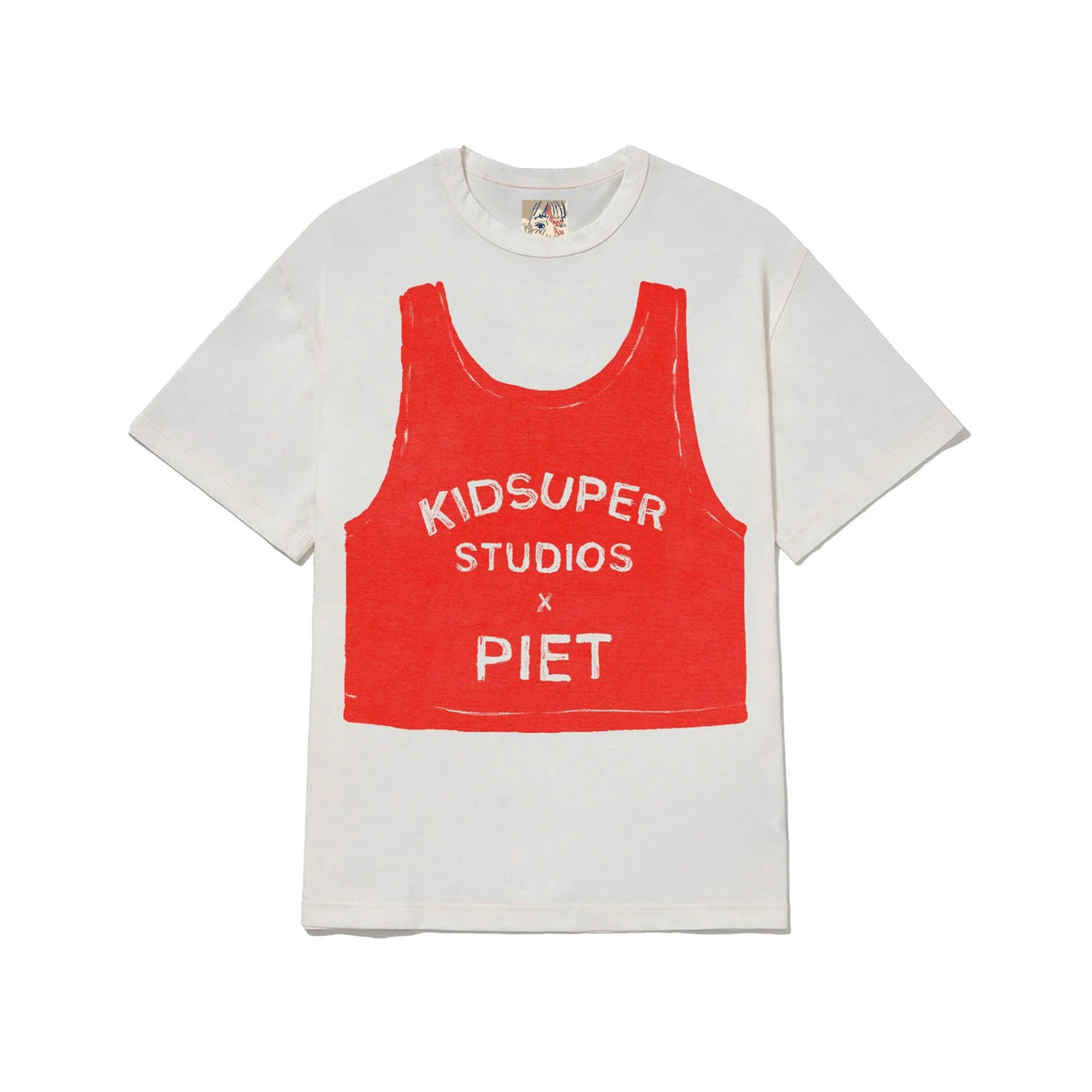 [White] Piet Pinnie X KidSuper Tee