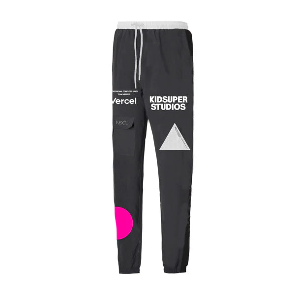 [BLACK] KIDSUPER X VERCEL TRACK PANT