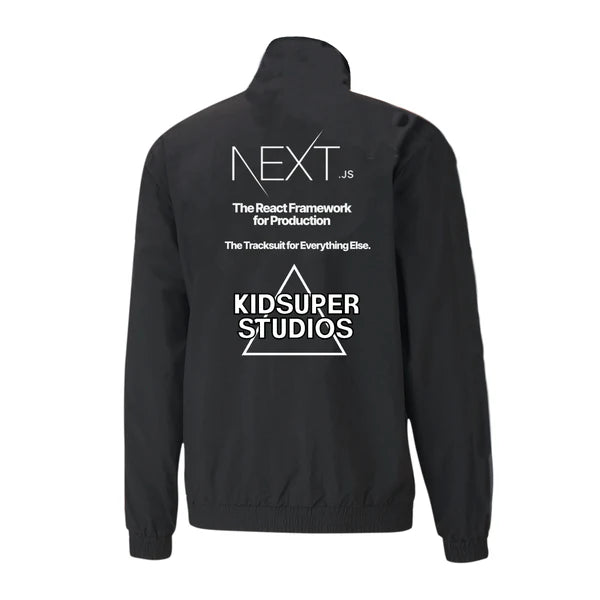 [BLACK] KIDSUPER X VERCEL TRACK JACKET