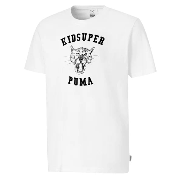 [WHITE] KIDSUPER X PUMA CENTER TIGER TEE